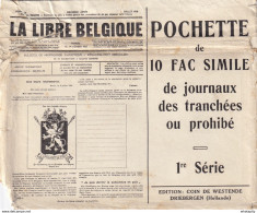 DDX 715 -- PRESSE LIBRE De Belgique - Série Complète De 10 Cartes Neuves - Avec Pochette D' Origine - DRIEBERGEN NL - Zona Non Occupata