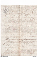 DDX 481 -  Document Fiscal 2 Pages Occupation Française ZOTTEGHEM 1813 - Documentos