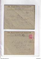 DDX 428 - Collection Cachets De FORTUNE Daniel Jonsen - Cachet BREE Sans Millésime S/ 2 Lettres  , Dont 1 Sans PAYE  !!! - Fortuna (1919)