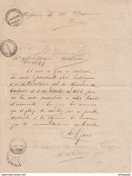 DDX 468 - Document Administration Des Postes BRUXELLES 1899 Vers Idem MONTEVIDEO Uruguay + Réponse (Cachets) - Dépliants De La Poste