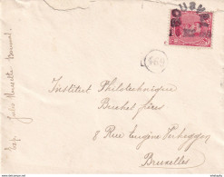 DDX 422 - Collection Cachets De FORTUNE Daniel Jonsen - Lettre Cachet Electoral BOUSVAL - Date Au Composteur - Fortune (1919)