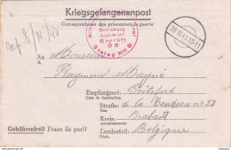 DDX 293 -- Formule De Prisonniers Lettre Du Stammlager XIIID En 1943 Vers BOITSFORT - Censure Du Camp - Weltkrieg 1939-45 (Briefe U. Dokumente)