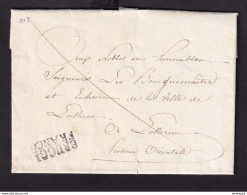 DDCC 808 - Lettre Précurseur BRUGGE FRANCO 1823 Vers Le Bourgmestre De LOKEREN - Signée Driessen(s) - 1815-1830 (Periodo Holandes)