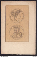 DDCC 425 - GAND - Empreintes Recto/verso Médaille De La Société Reg. Agricul. Et Botan. - Lith. Dewasme § Cie - Firma's