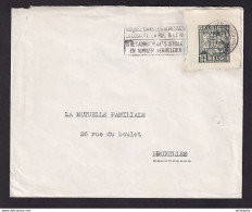 DDBB 751 - Enveloppe Avec 1 DECOUPURE Carte-Lettre Exportations BRUXELLES Nord 1950 Vers La Ville - Cartes-lettres