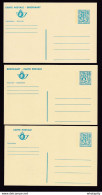 DDBB 205 - 5 X Entier Carte Postale 8 F  - COMPLET Catalogue SBEP 192 I à V - Fraicheur Postale - Postcards 1951-..