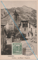 Andorra Spanisch Andorra Maxikarte 1948 Mit 50 CTS - Lettres & Documents