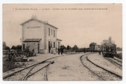 La Gare. Chemin De Fer D' Interet Local Reliant Sens à Egreville - Saint Valerien