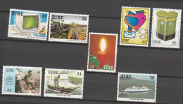 Ireland       .   Y&T     .  8 Stamps     .    **      .   MNH - Ongebruikt