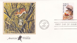 États-Unis FDC 1987 1756 Rongeur Souris Du Soir - 1981-1990