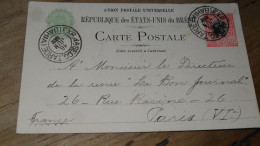 BRASIL, Entier Postal 100r - 1902 .....Boite-2.......260 - Covers & Documents