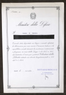 WWII - Attestato Distintivo D'onore Per Patrioti Volontari Della Libertà - 1979 - Documents