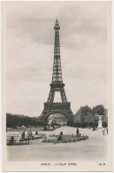 Paris Tour Eiffel 1930s Old Postcard - Tour Eiffel