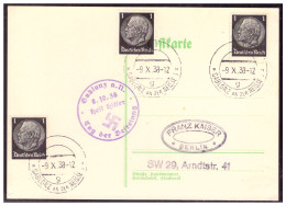 Sudetenland (005356) Propagandapostkarte Mit Sonderstempeln, Gablenz Vom 7.10.1938 Und 8.10.1938 - Région Des Sudètes