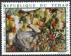 Chad 1970 - Mi 322 - YT Pa 74 ( Painting By Iba N’Diaye ) Airmail - Tchad (1960-...)