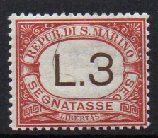 San Marino (Tasas) Nº 25 - Timbres-taxe