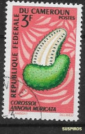CAMERUN 1967 Fruits  Soursop   Ø - Cameroun (1960-...)