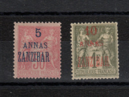 Zanzibar -  Sage (1897 ) N° 44/45 - Other & Unclassified