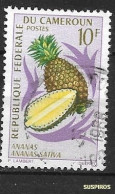 CAMEROUN  1967 Fruits    Pineapple (Ananas Sativa)  Ø USED Differents Colours - Cameroun (1960-...)