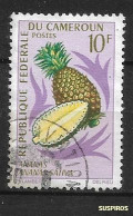 CAMEROUN  1967 Fruits    Pineapple (Ananas Sativa)  Ø USED Differents Colours - Cameroun (1960-...)