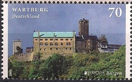 2017 Deutschland Allem. Fed..  Mi. 3310**MNH  Europa Burgen Und Schlösser " Wartburg " - 2012