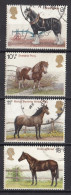 GREAT BRITAIN 769-772,used,falc Hinged - Chevaux