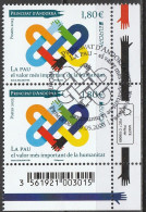 2023 - ANDORRE FRANCAIS - ANDORRA - EUROPA - CEPT - "LA PAIX" - PAIRE - OBL 1er JOUR - 2023