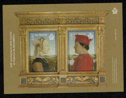 San Marino 2022 600° Anniversario Della Nascita Di Federico Da Montefeltro 2v In Foglietto Complete Set ** MNH - Ungebraucht