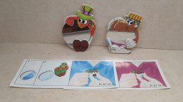 1997 Ferrero - Kinder Surprise - K97 3 & 4 - Mirrors - Complete Set + 2 BPZ's - Monoblocs