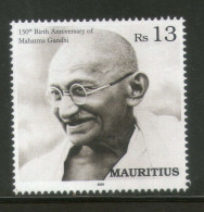 Mauritius 2019 150th Birth Anniversary Of Mahatma Gandhi 1 Stamp MNH (**) - Maurice (1968-...)