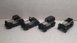 1995 Ferrero - Kinder Surprise - K95 114, 115, 116 & 117 - Classic Metal Cars - Complete Set - Monoblocs