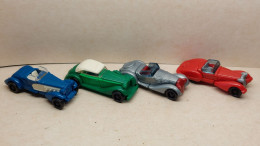 1994 Ferrero - Kinder Surprise - K94 79, 81, 83 & 85 - Classic Sports Cars - Complete Set - Monoblocs