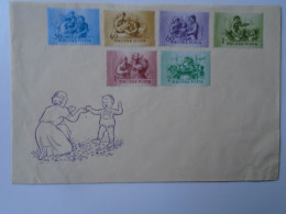 ZA447.18  Hungary Cover  Mother And Child Protection 1954 - Brieven En Documenten