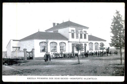 MONFORTE - ESCOLAS -  Escola Primaria Dos Dois Sexos.(Ed. José Maria Cid./ Ofic.Ilustração Portugueza) Carte Postale - Portalegre