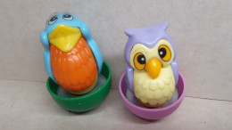 1997 Ferrero - Kinder Surprise - K97 49 & 50 - Birds - Complete Set - Monoblocs