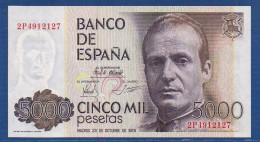 SPAIN - P.160 – 5000 PESETAS 1979 UNC-, S/n 2P4912127 - [ 4] 1975-…: Juan Carlos I.