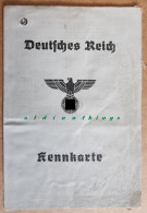 Kennkarte Decin Podmokly Tetschen Bodenbach Deutsches Reich Böhmen 1943 - Documents