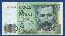 SPAIN - P.158 – 1000 PESETAS 1979 AUNC, S/n 9022461 - [ 4] 1975-… : Juan Carlos I