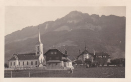 Broc, L'église Et La Gare, Dent De Broc - Broc