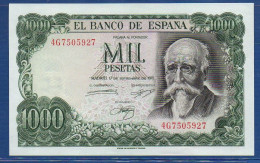 SPAIN - P.154 – 1000 PESETAS 1971 UNC-, S/n 4G7505927 - 1000 Peseten