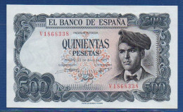 SPAIN - P.153 – 500 PESETAS 1971 AUNC-, S/n V1868338 - 500 Pesetas