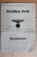 Kennkarte Flatow Grenzmark Posen Westpreußen Deutsches Reich 1942 Rückseite 1946 Beschrieben - Documents