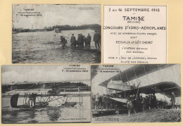 Tamise - Lot De 3 Cpa Neuves - Concours D Hydro-aeroplanes - 7-16 Septembre 1912 - Temse