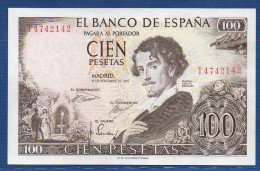 SPAIN - P.150 – 100 PESETAS 1965 XF/aUNC, S/n T4742142 - 100 Peseten