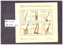 MACAU - No MIchel BLOC 4 ** ( SANS CHARNIERE / MNH )   COTE: 300 €  -  ( WARNING: NO PAYPAL ) - Blocks & Kleinbögen