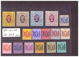 HONG KONG - No Michel 388-403 ** ( SANS CHARNIERE / MNH )   COTE: 160 €  -  ( WARNING: NO PAYPAL ) - Ongebruikt