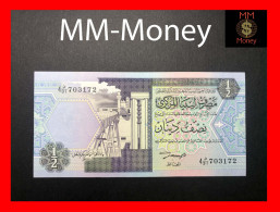 LIBYA 1/2  Dinar  1991   P. 58 B   "sig. A. M. Zilitni"   UNC - Libya