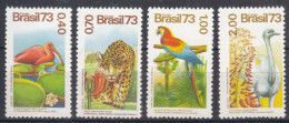 Brazil Brasil 1973 Animals Birds Mi#1415-1418 Mint Never Hinged - Ungebraucht