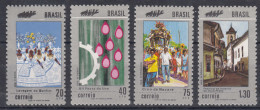 Brazil Brasil 1972 Mi#1304-1307 Mint Never Hinged - Nuovi