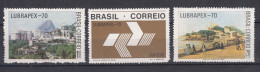 Brazil Brasil 1970 Mi#1270-1272 Mint Never Hinged - Neufs